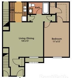 Renovated One Bedroom Image